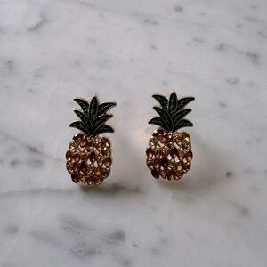 Baublebar Sugarfix pineapple earrings